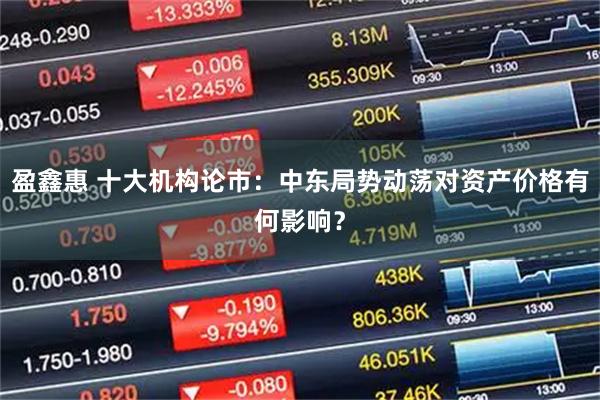 盈鑫惠 十大机构论市：中东局势动荡对资产价格有何影响？
